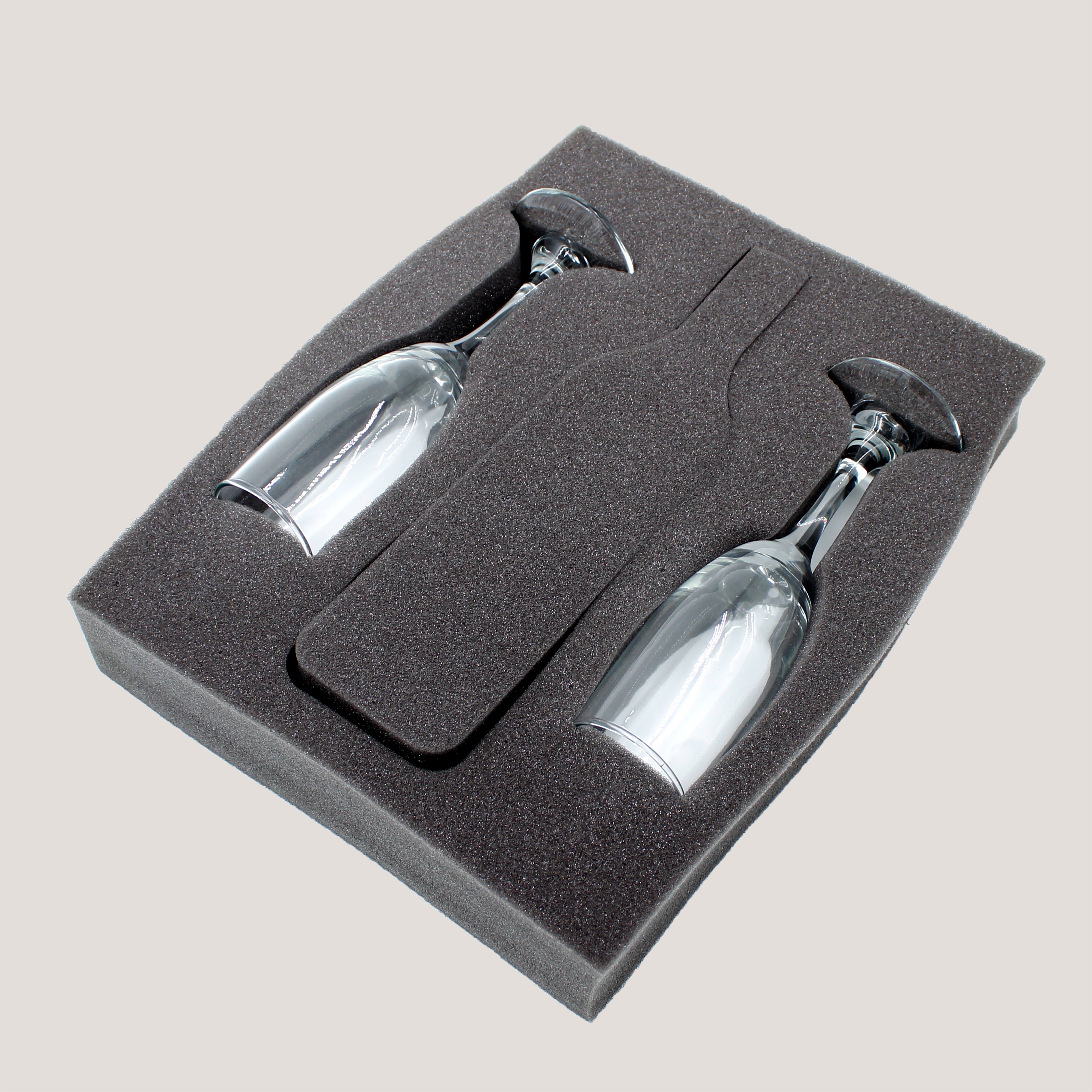 Foam and Glassware insert for Peleman Gift Box