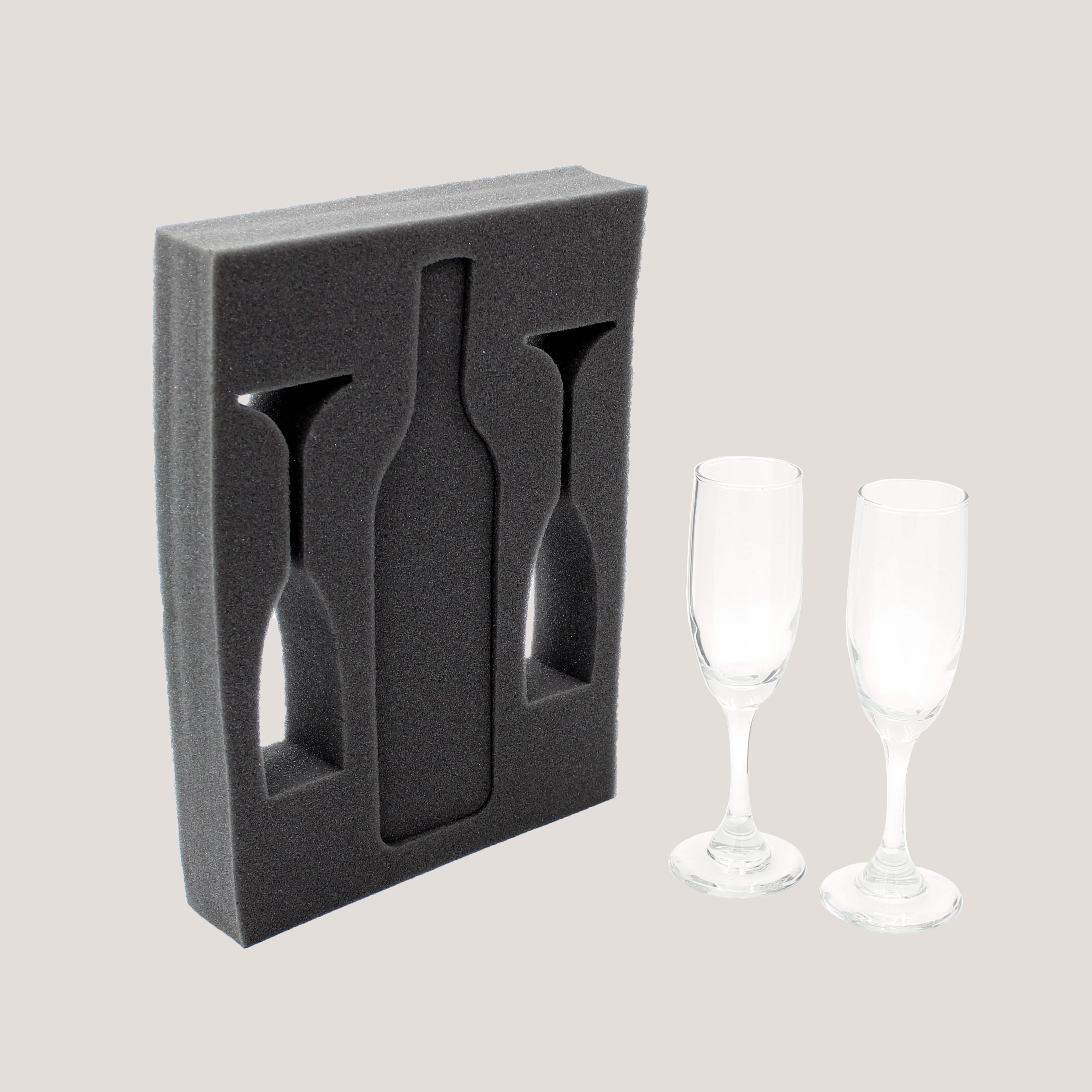 Foam and Glassware insert for Peleman Gift Box