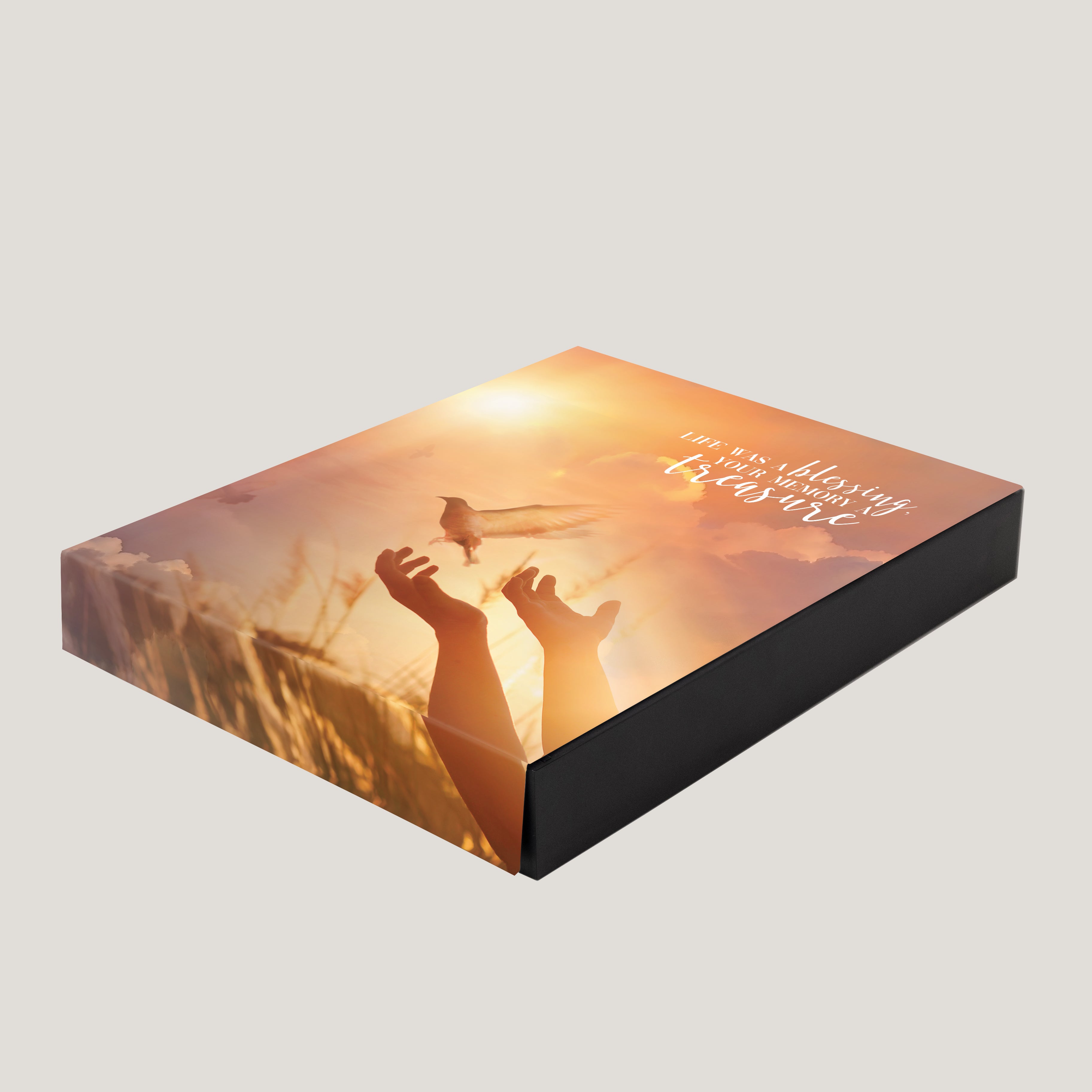 Funeral Sunset Dove 1.5" Keepsake Box