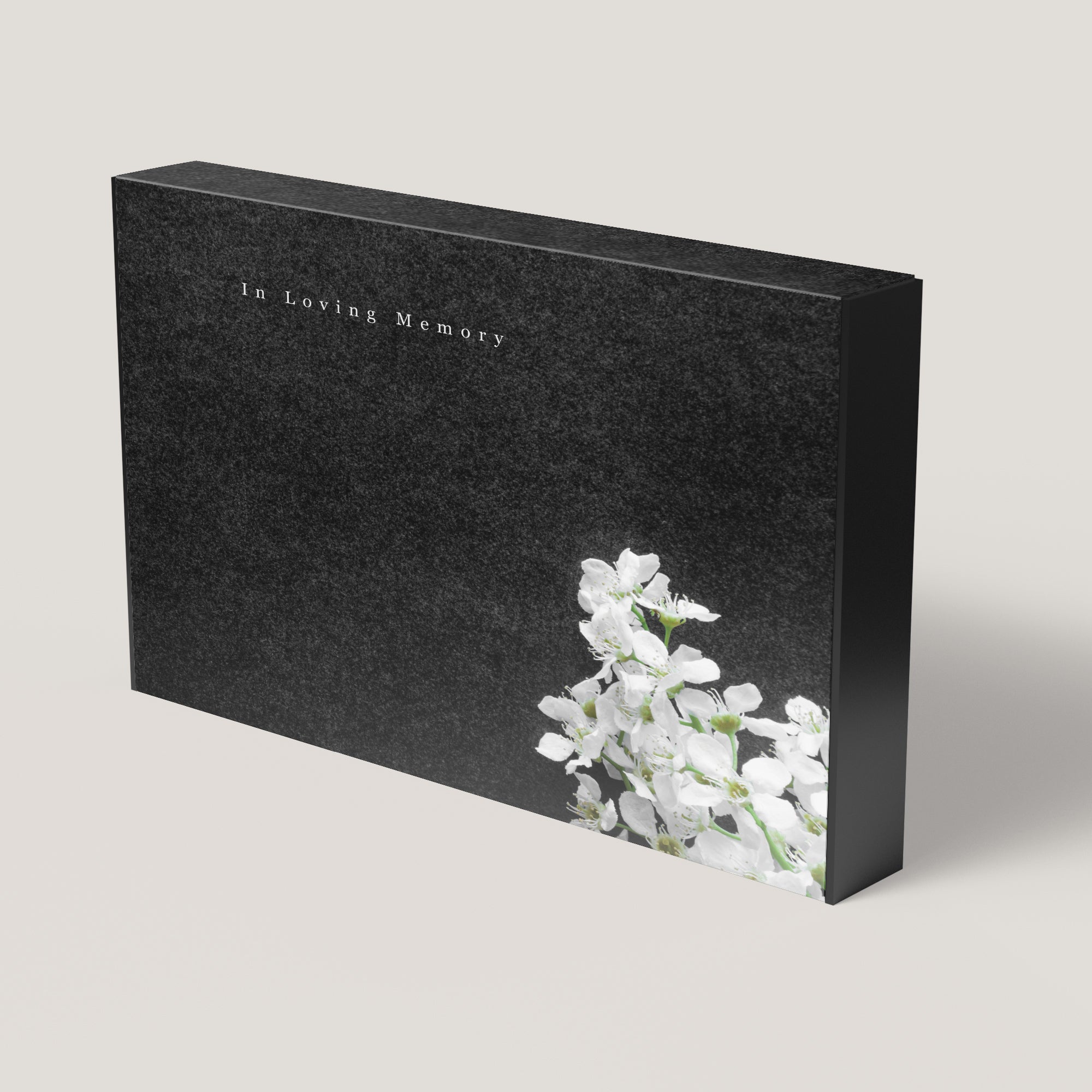 Funeral Black Flower 1.75" Keepsake Box (10 Pack)