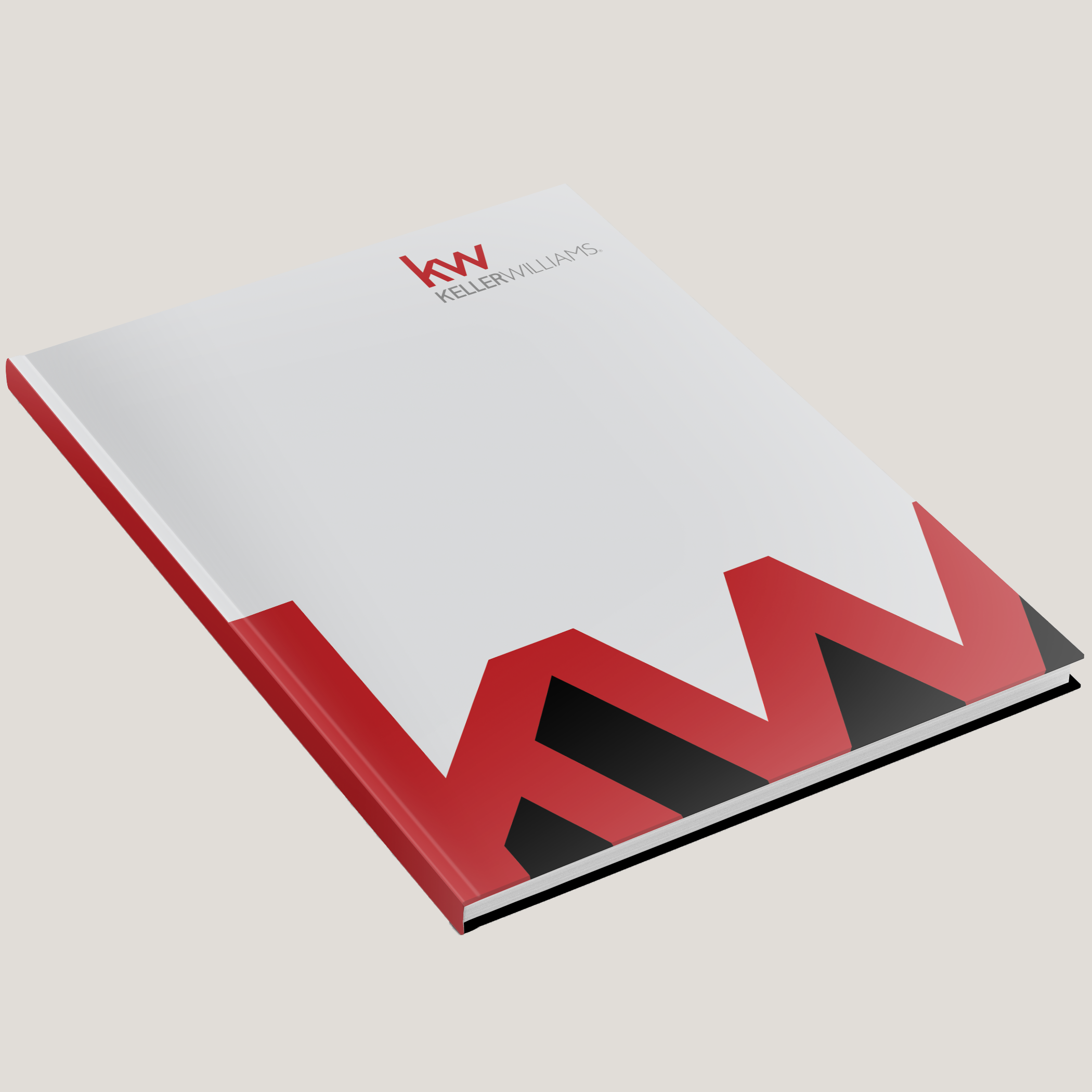 KW Logo White- (10 Pack) Lay Flat HARDCOVER - CLEARANCE