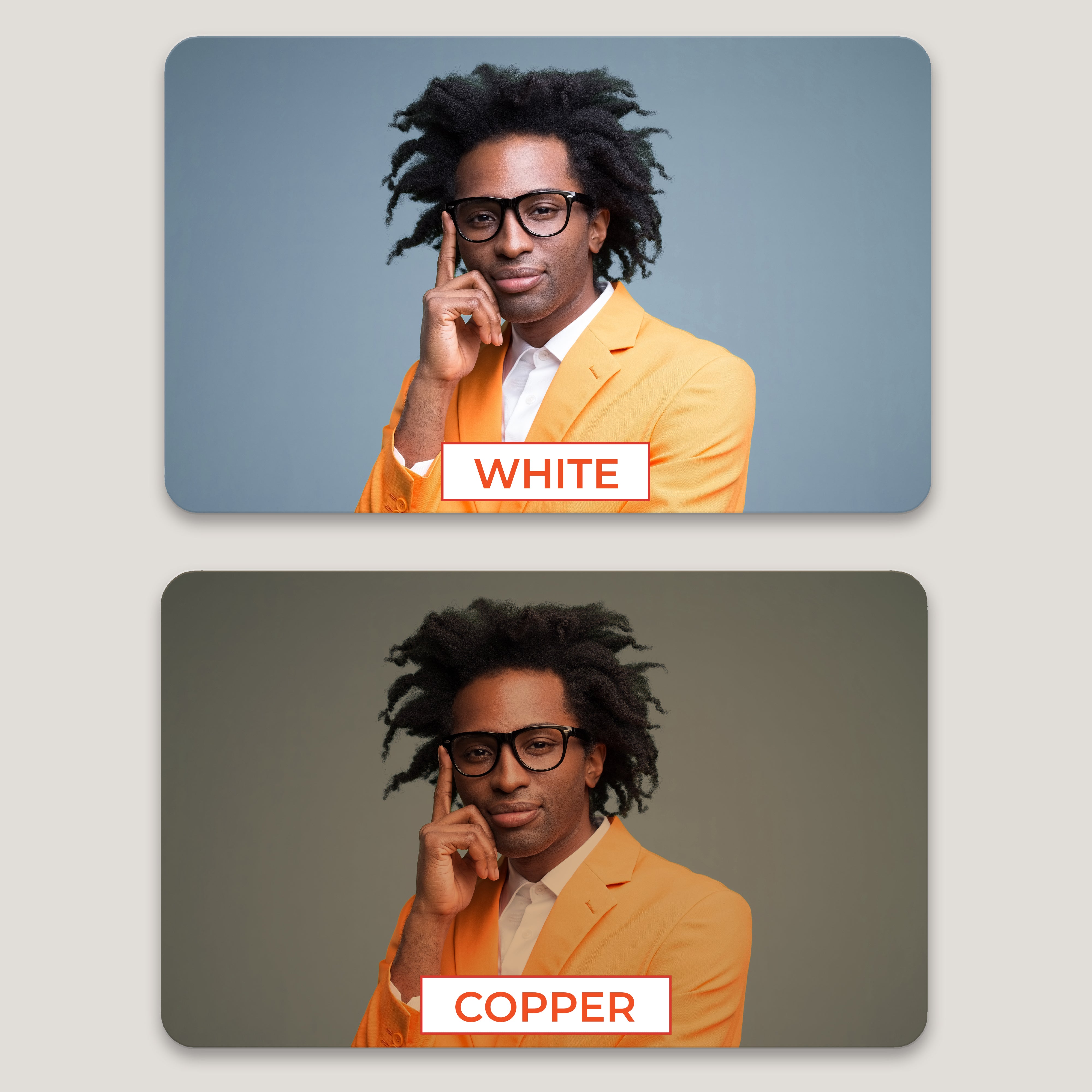 Rectangle Print in Plates - White