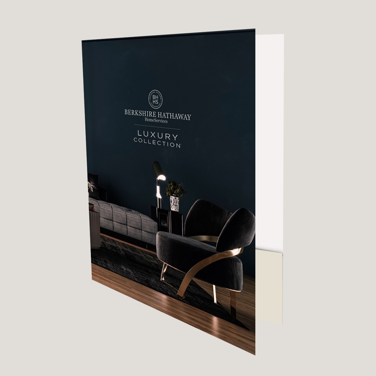 BHHS Luxury Living- Lay Flat POCKET FOLDER - CLEARANCE (40 Pack)