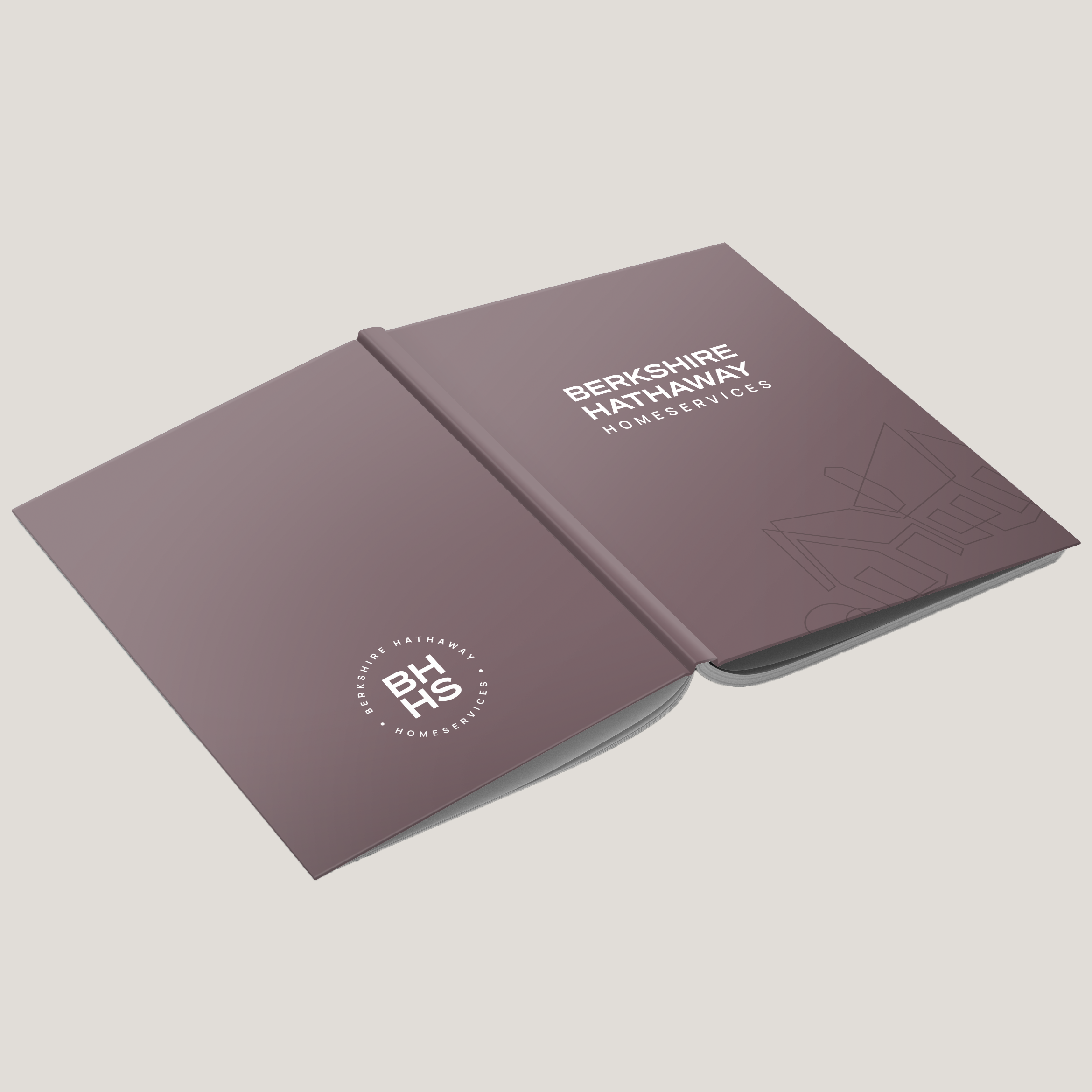 BHHS Dove- Lay Flat HARDCOVER Soft Touch