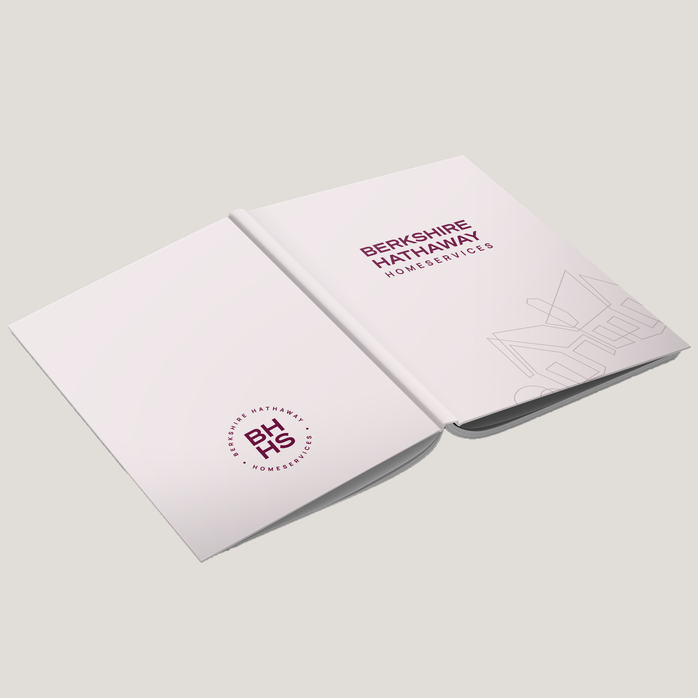 BHHS Rose- Lay Flat HARDCOVER Soft Touch