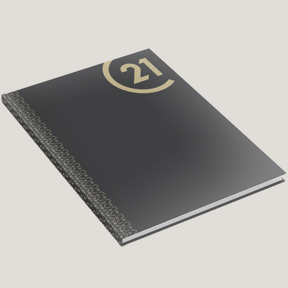 C21 Solid Repeat Spine- Lay Flat HARDCOVER - CLEARANCE (10 Pack)