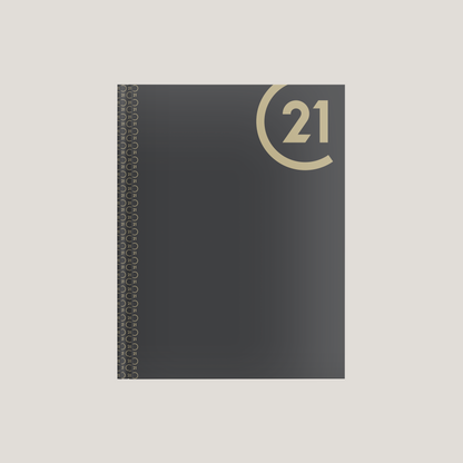 C21 Solid Repeat Spine- Lay Flat HARDCOVER - CLEARANCE (10 Pack)