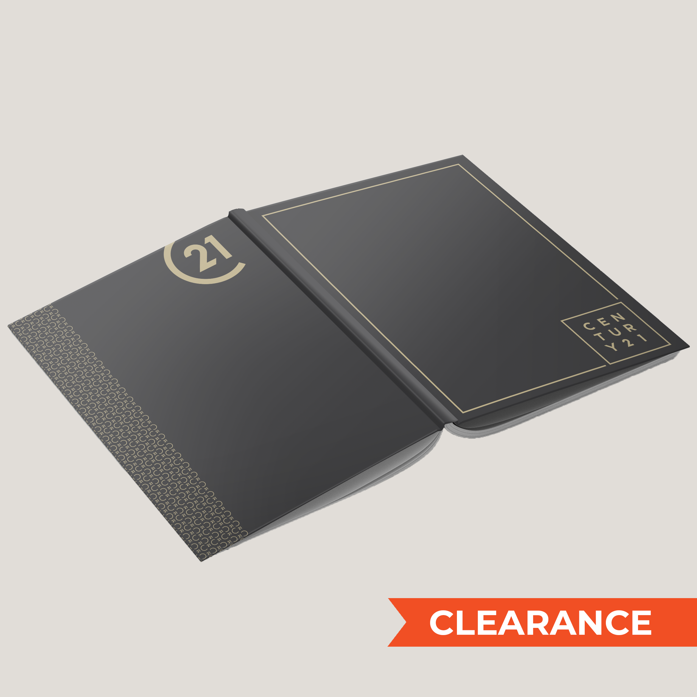 C21 Solid Block Logo- Lay Flat HARDCOVER - CLEARANCE (10 Pack)