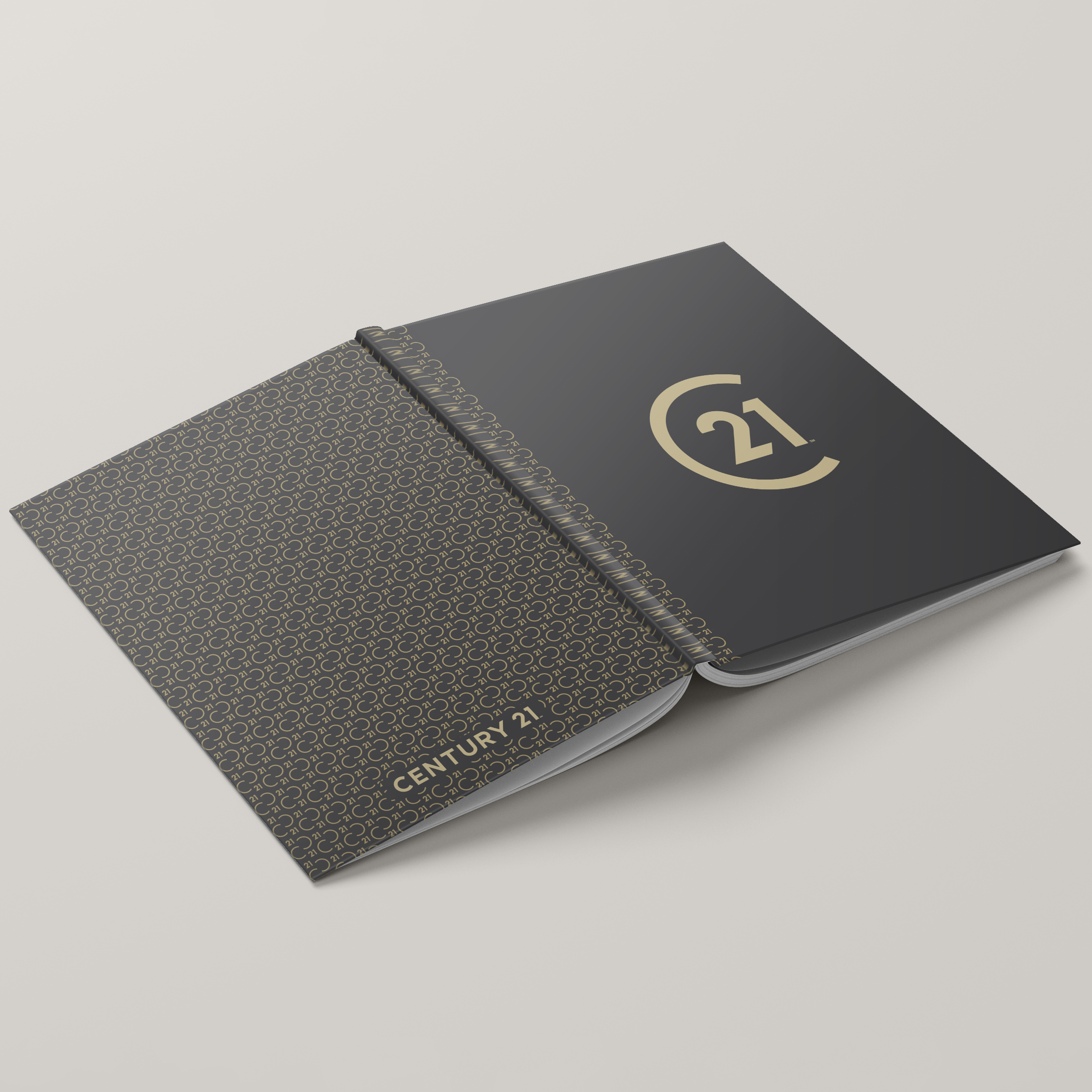 C21 Charcoal- Lay Flat HARDCOVER Soft Touch