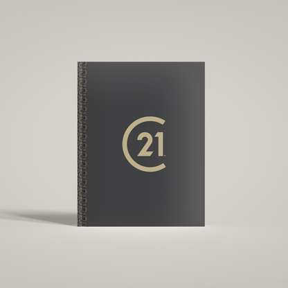 C21 Charcoal- Lay Flat HARDCOVER Soft Touch (10 Pack)