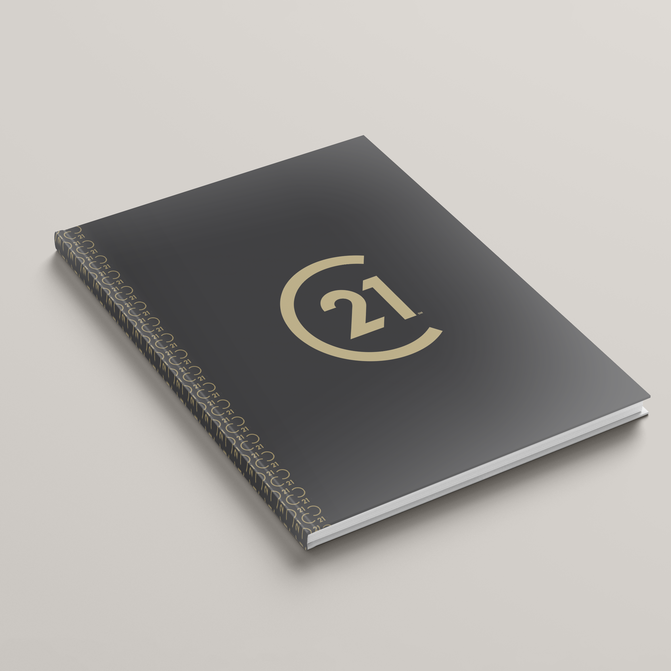 C21 Charcoal- Lay Flat HARDCOVER Soft Touch