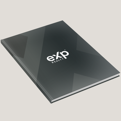 eXp Black/Grey - Lay Flat HARDCOVER - CLEARANCE (10 Pack)