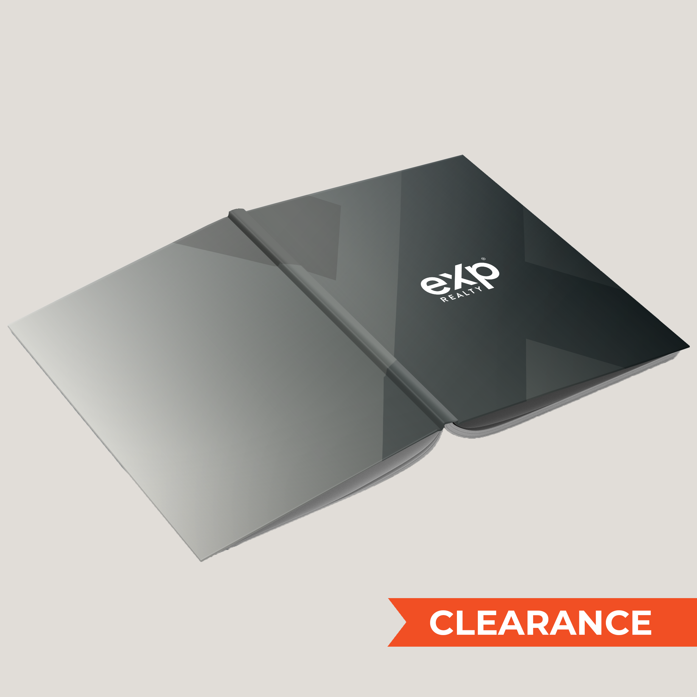 eXp Black/Grey - Lay Flat HARDCOVER - CLEARANCE (10 Pack)