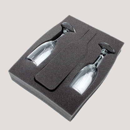 Foam and Glassware insert for Peleman Gift Box
