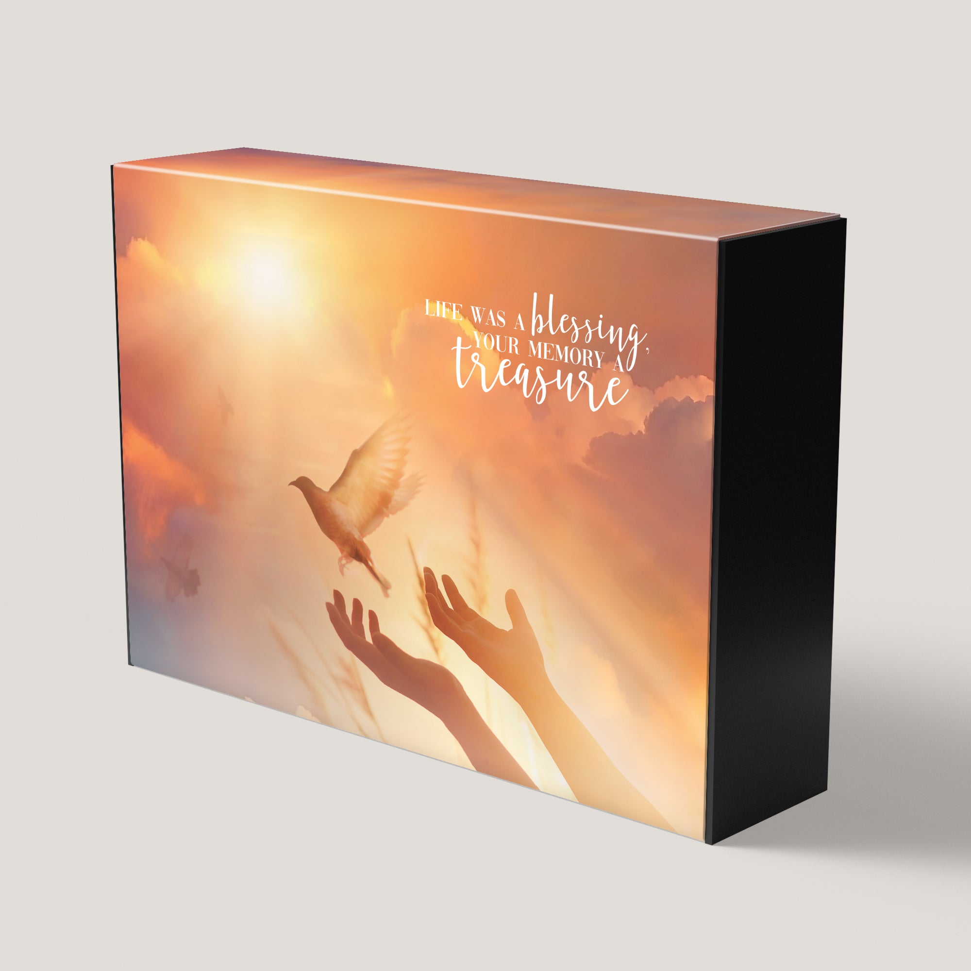 Funeral Sunset Dove 3.5" Keepsake Box  (10 Pack)