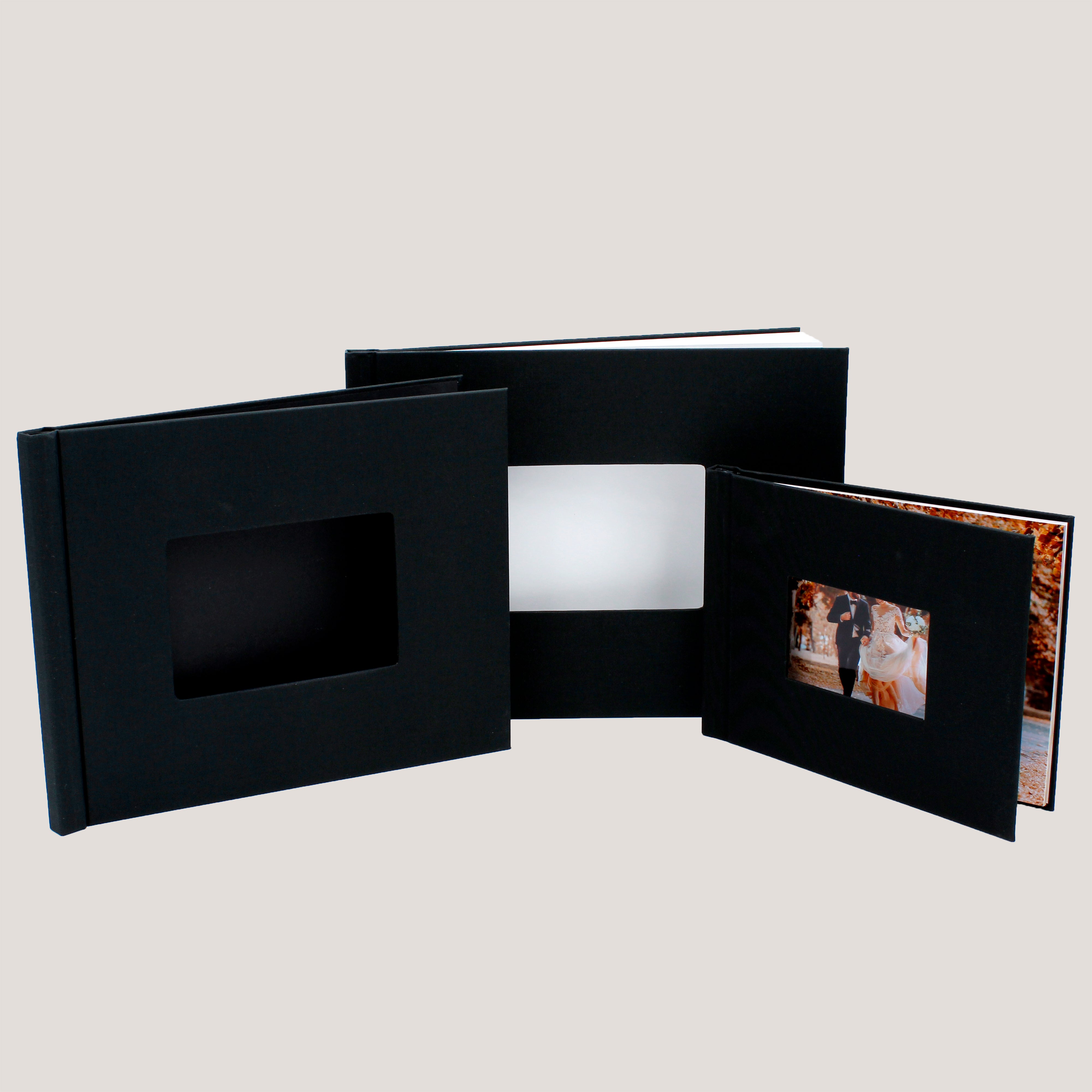 Wrapped Window Clamp Binding Photobooks
