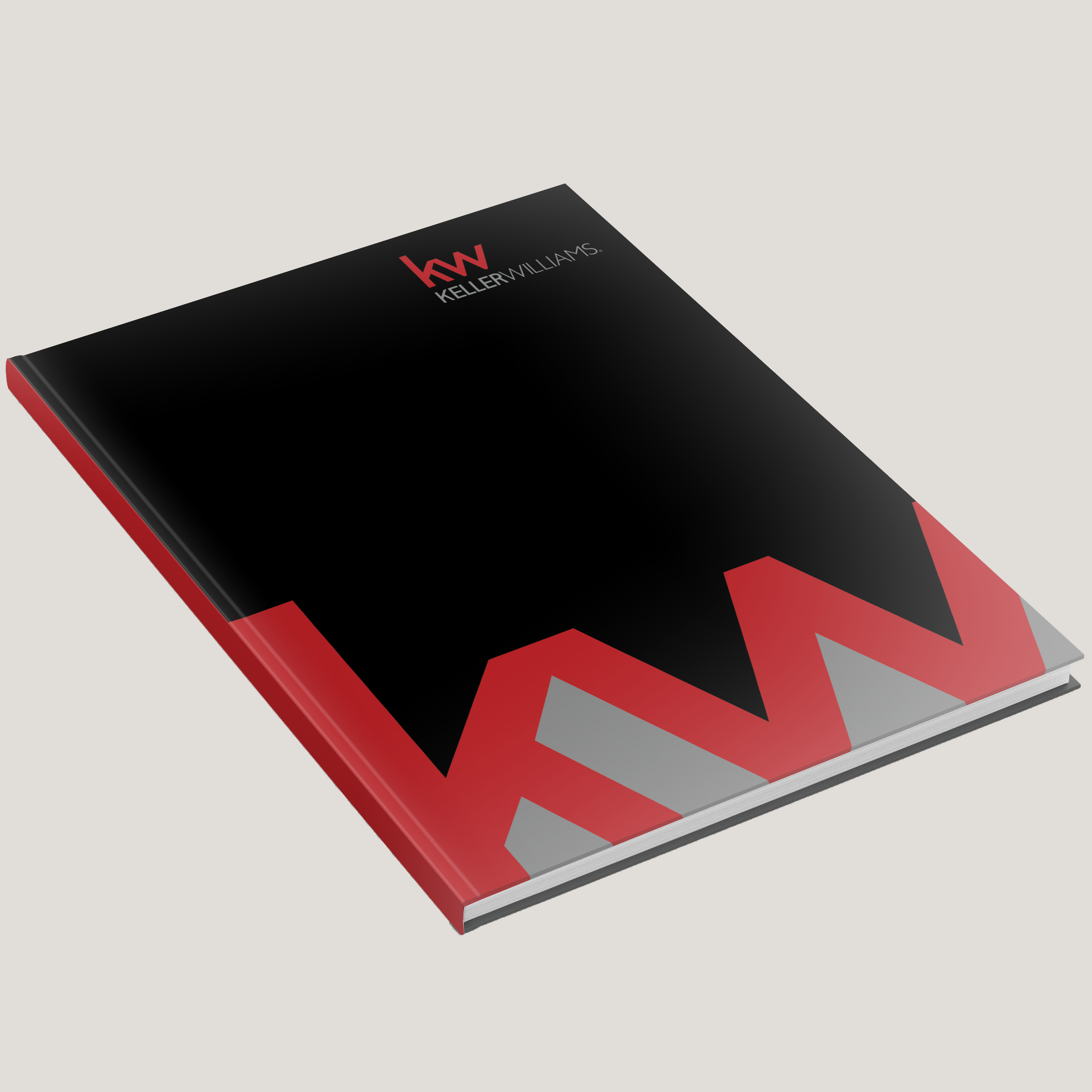 KW Logo Black- (10 Pack) Lay Flat HARDCOVER - CLEARANCE