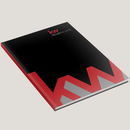 KW Logo Black- (10 Pack) Lay Flat HARDCOVER - CLEARANCE