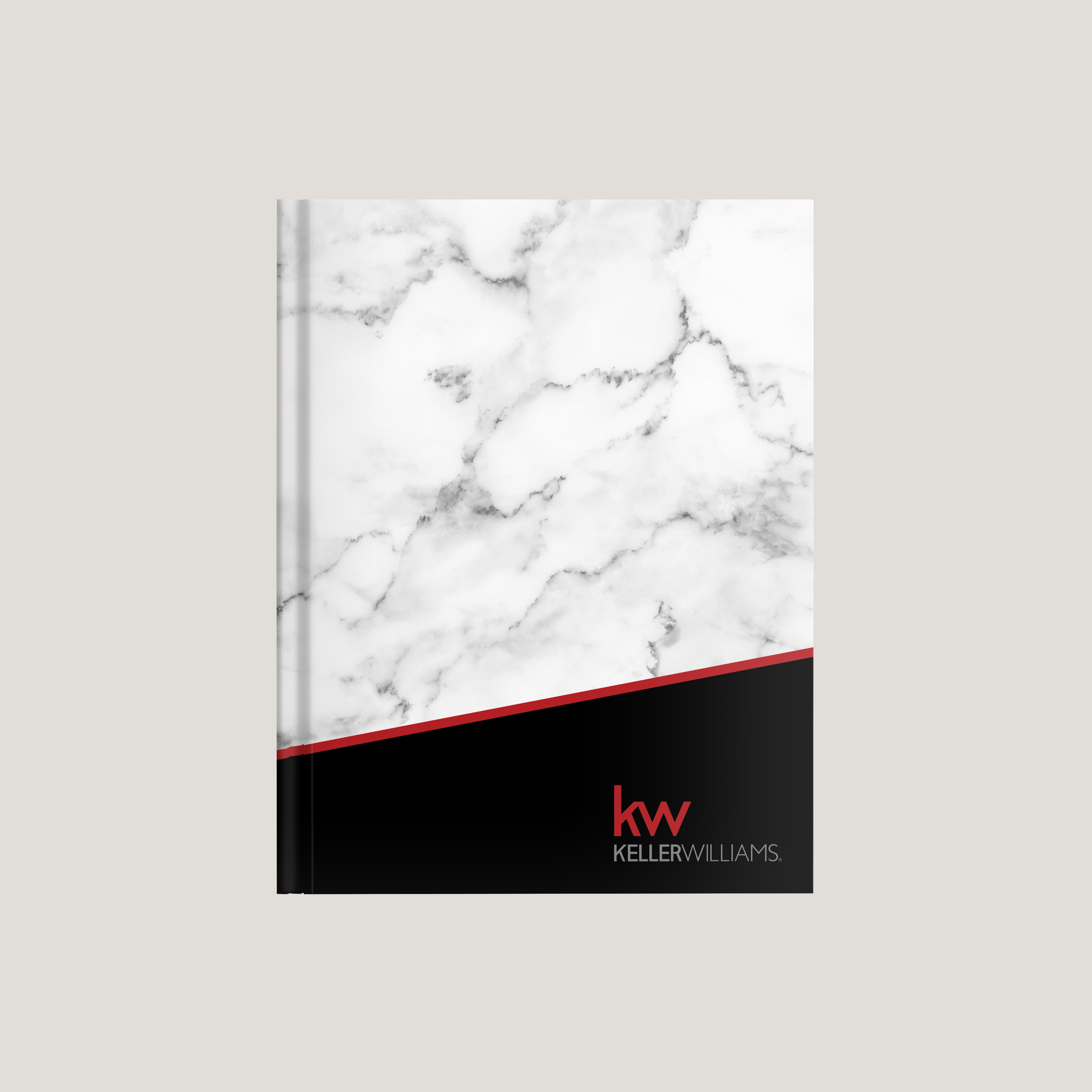 KW Logo Marble Black- (10 Pack) Lay Flat HARDCOVER - CLEARANCE