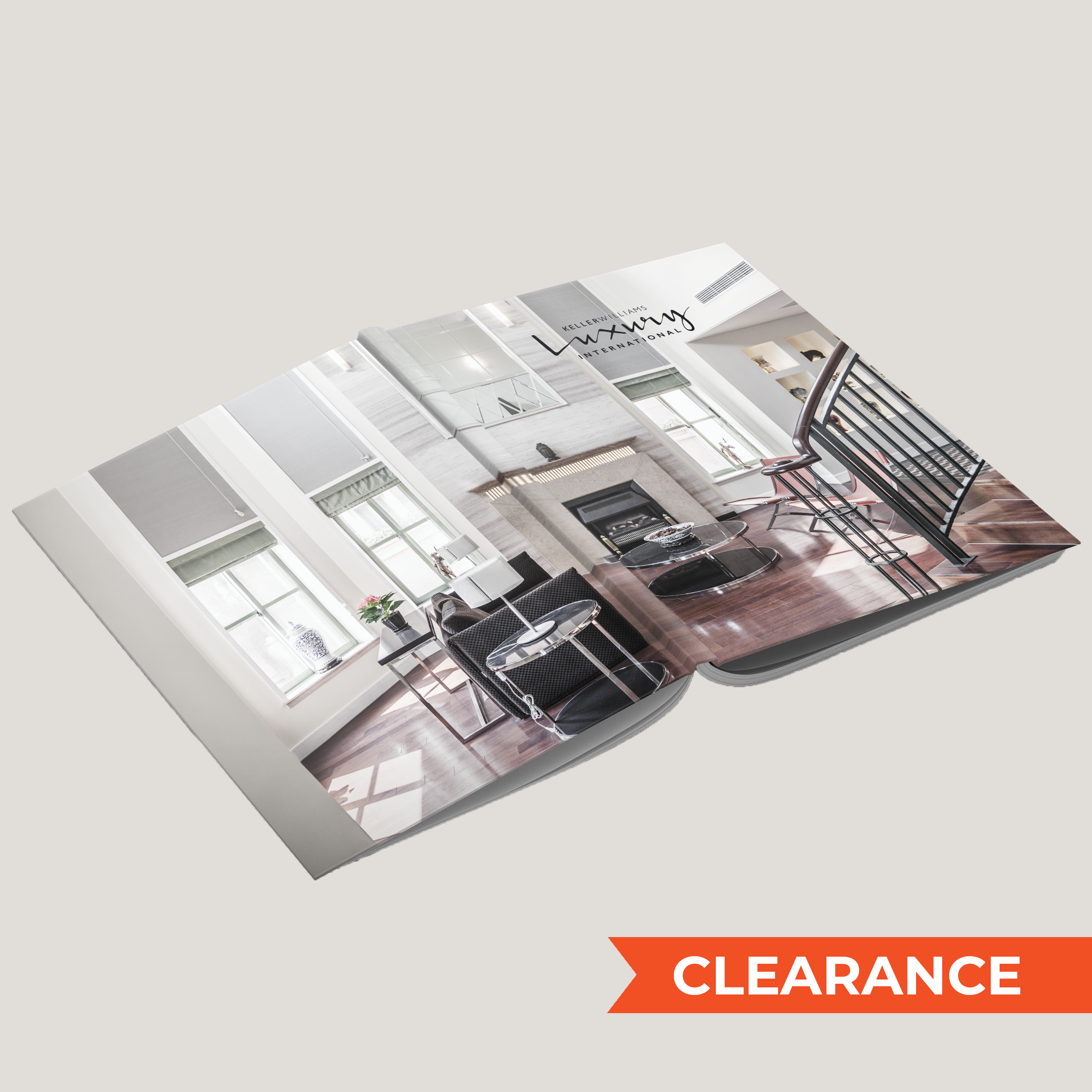 KW Luxury Living International- (10 Pack) Lay Flat HARDCOVER - CLEARANCE