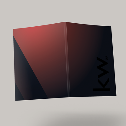 KW Red Ombre Bindable - Lay Flat SOFTCOVER Soft Touch