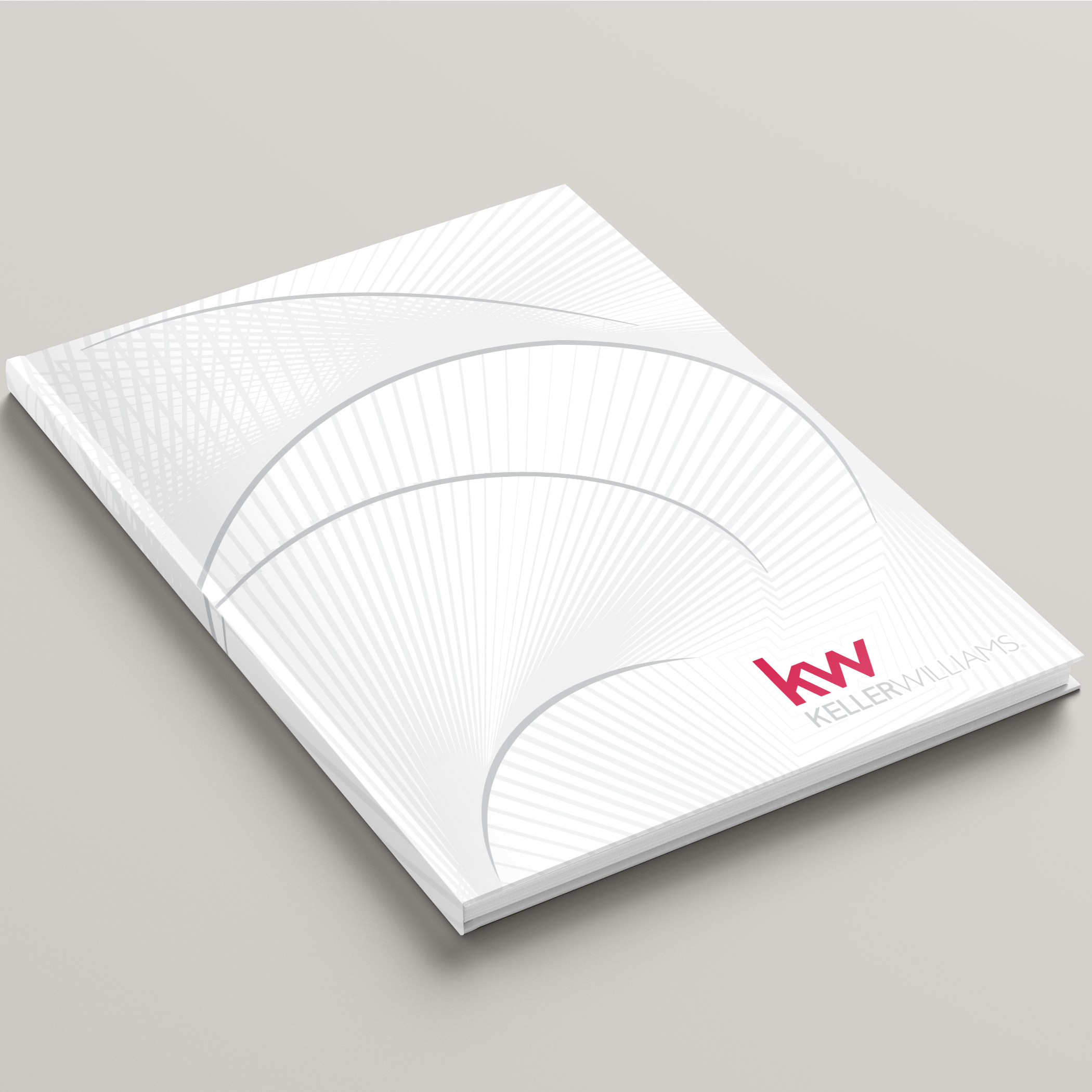 KW White Nautilus Bindable - Lay Flat HARDCOVER Soft Touch