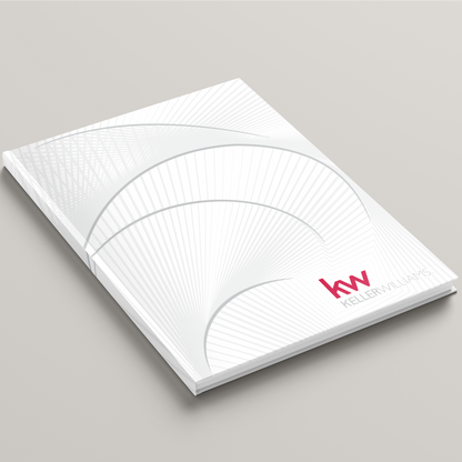 KW White Nautilus Bindable - Lay Flat HARDCOVER Soft Touch