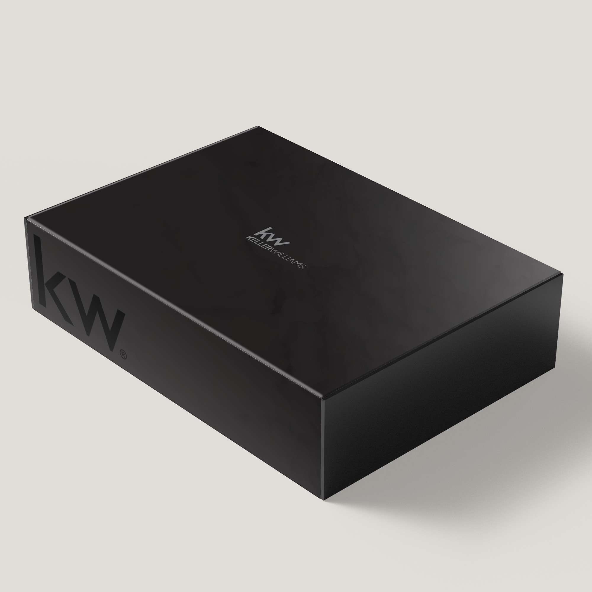 KW Black Marble Large Gift Box