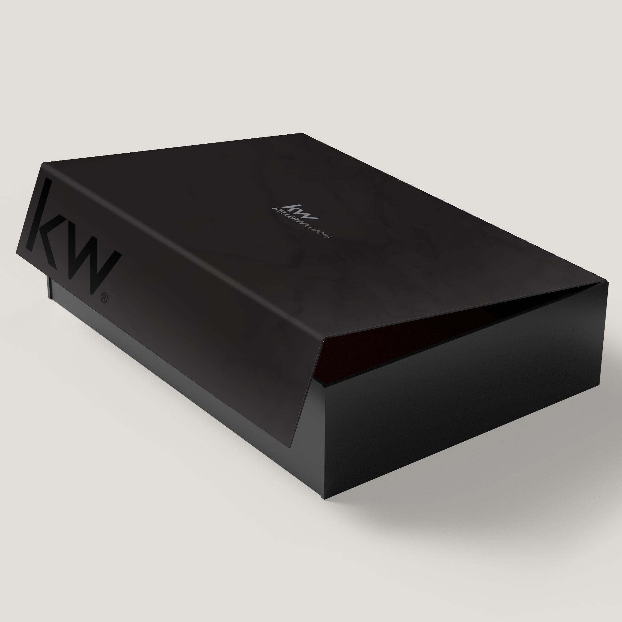 KW Black Marble Large Gift Box