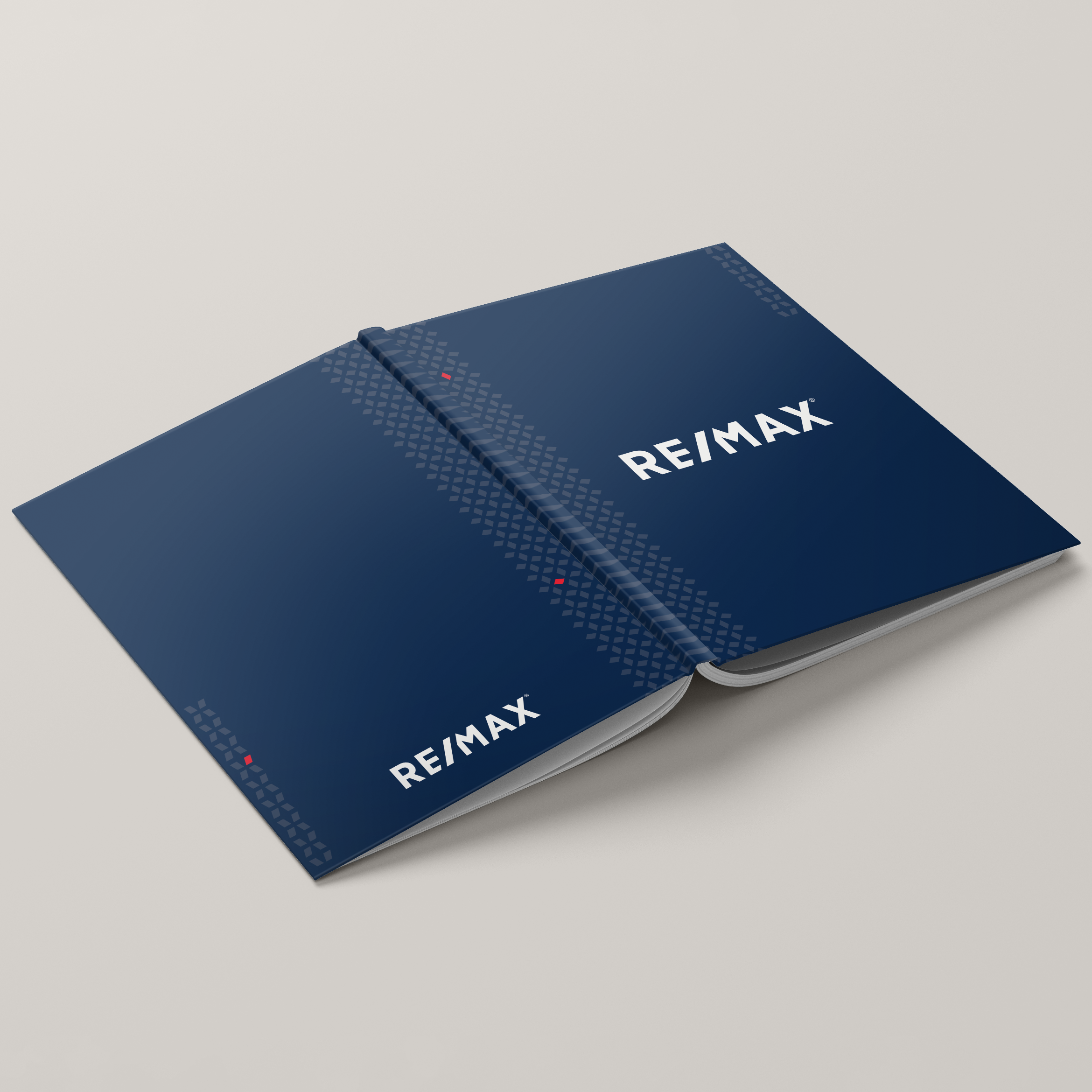 RE/MAX Dusk Blue Bindable - Lay Flat HARDCOVER Soft Touch