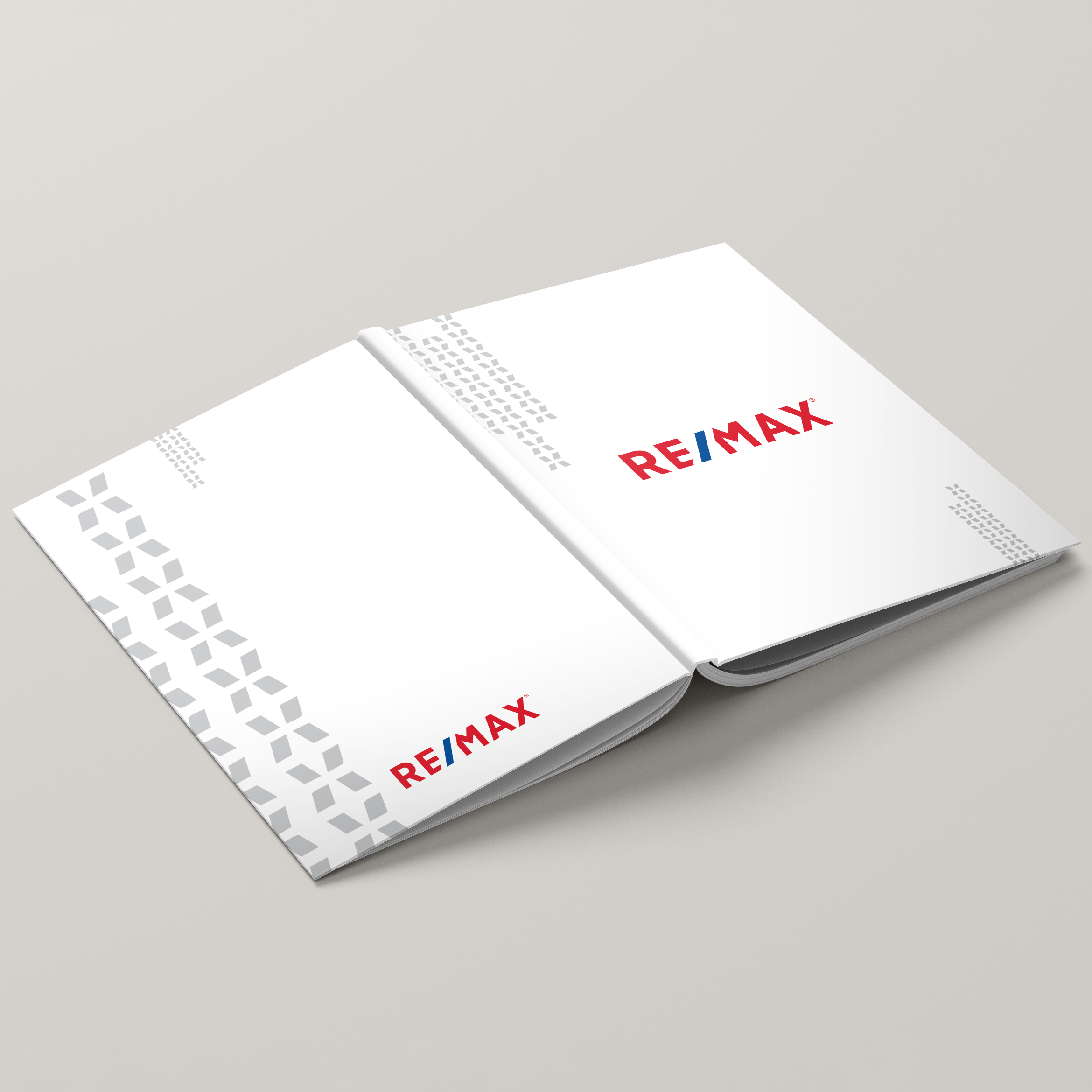 RE/MAX Dawn White Bindable - Lay Flat HARDCOVER Soft Touch