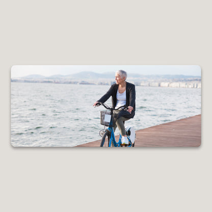 Rectangle Print in Plates - White