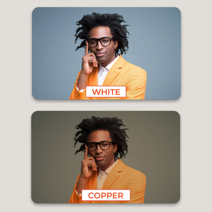 Rectangle Print in Plates - White