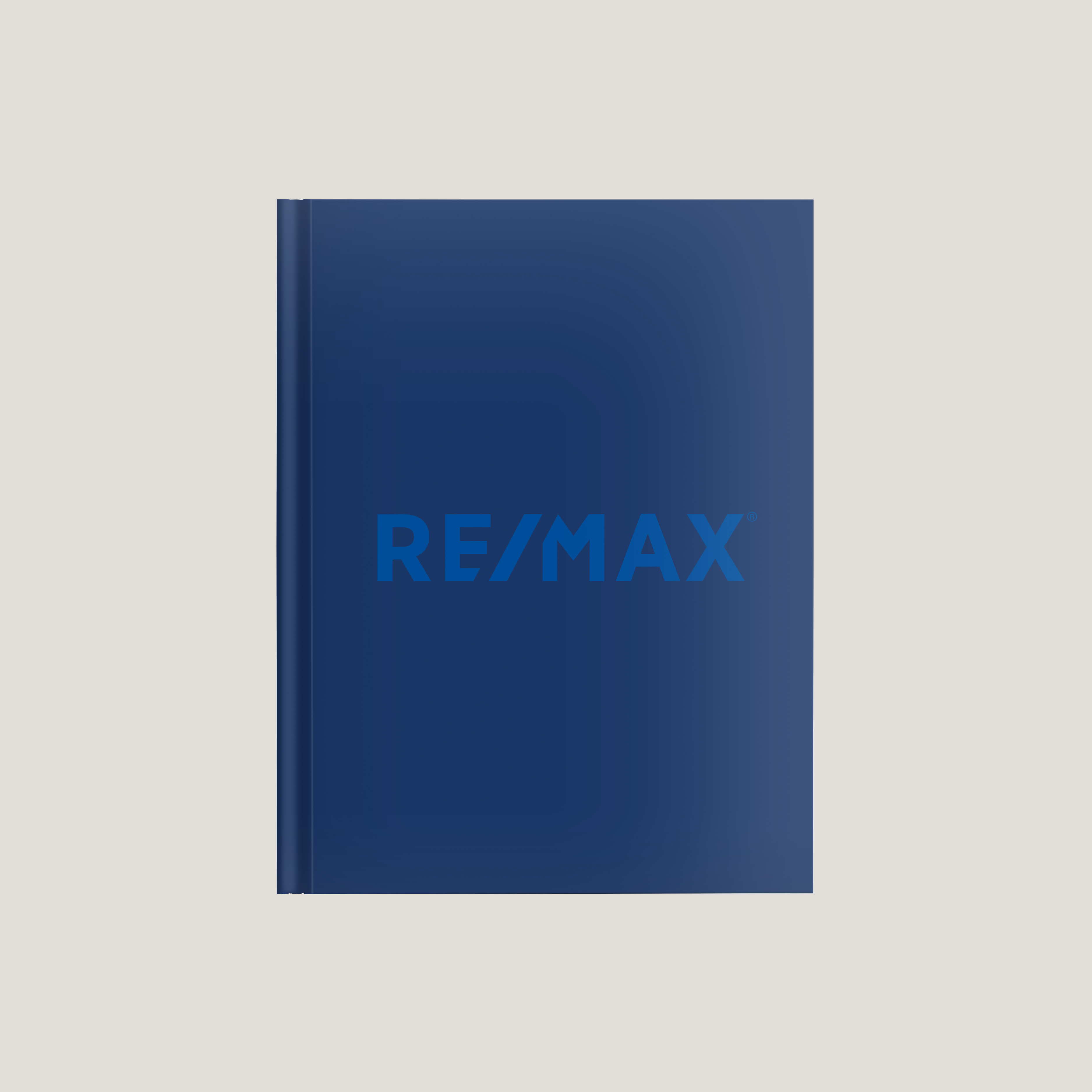 Re/Max Solid Blue- Lay Flat HARDCOVER - CLEARANCE (10 Pack)