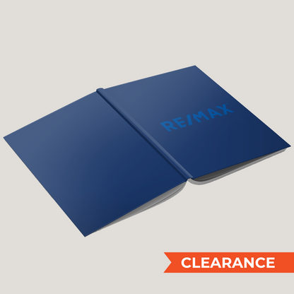 Re/Max Solid Blue- Lay Flat HARDCOVER - CLEARANCE (10 Pack)