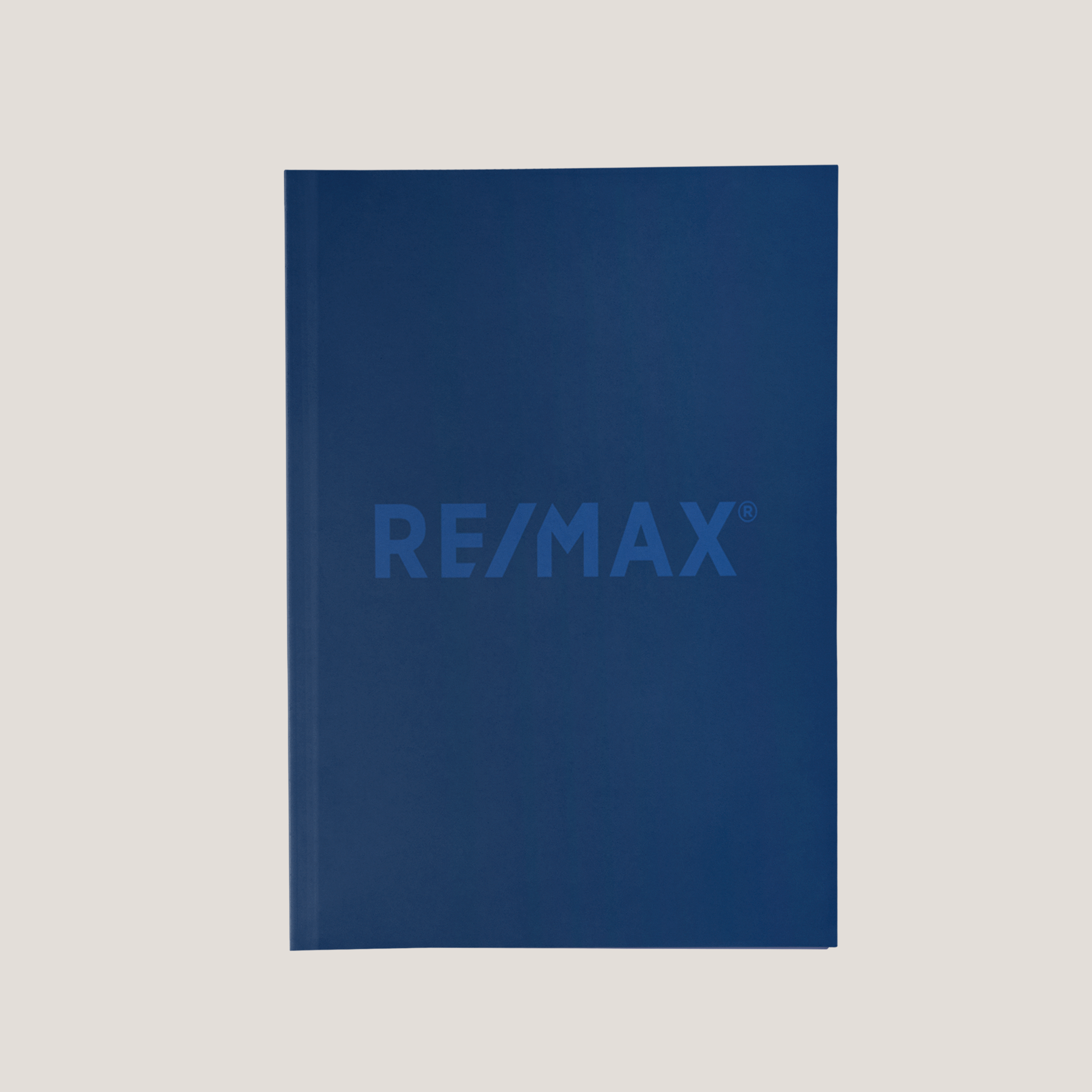 Re/Max Solid Blue - Lay Flat POCKET FOLDER - CLEARANCE (40 Pack)