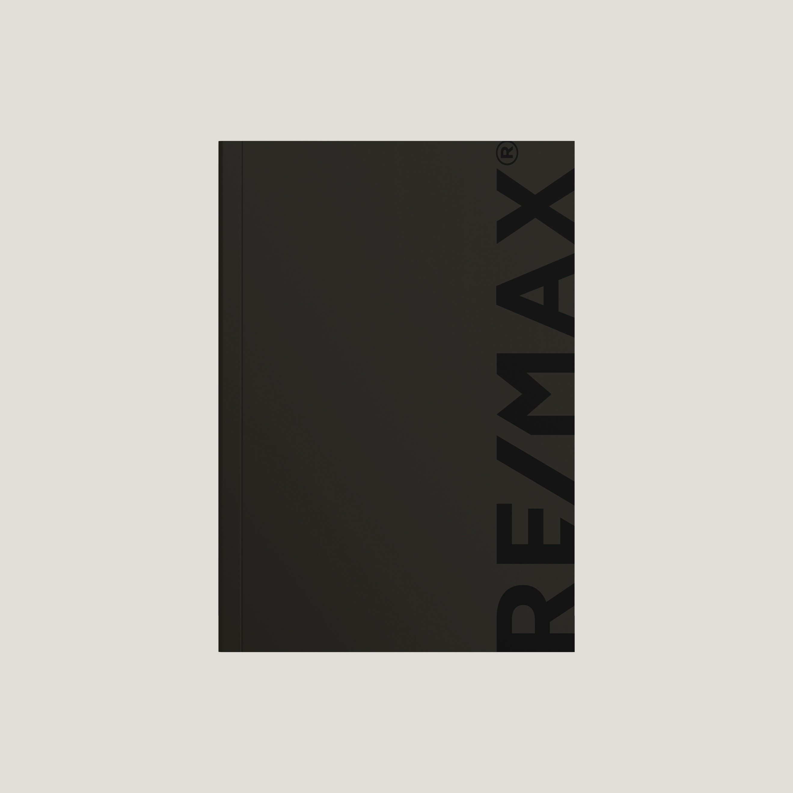 Re/Max Black Black- Lay Flat SOFTCOVER- CLEARANCE (40 Pack)