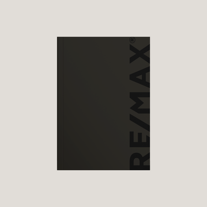 Re/Max Black Black- Lay Flat SOFTCOVER- CLEARANCE (40 Pack)
