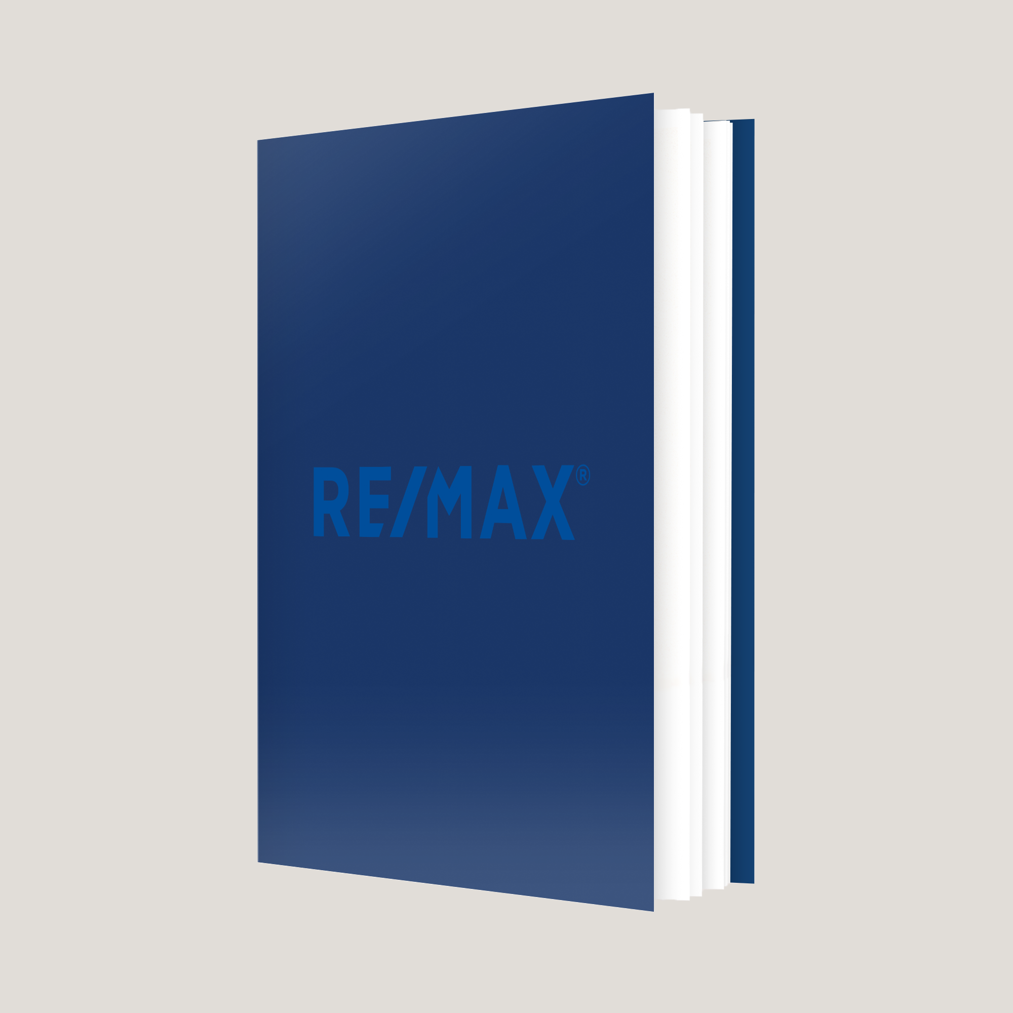 Re/Max Solid Blue - Lay Flat SOFTCOVER - CLEARANCE (40 Pack)