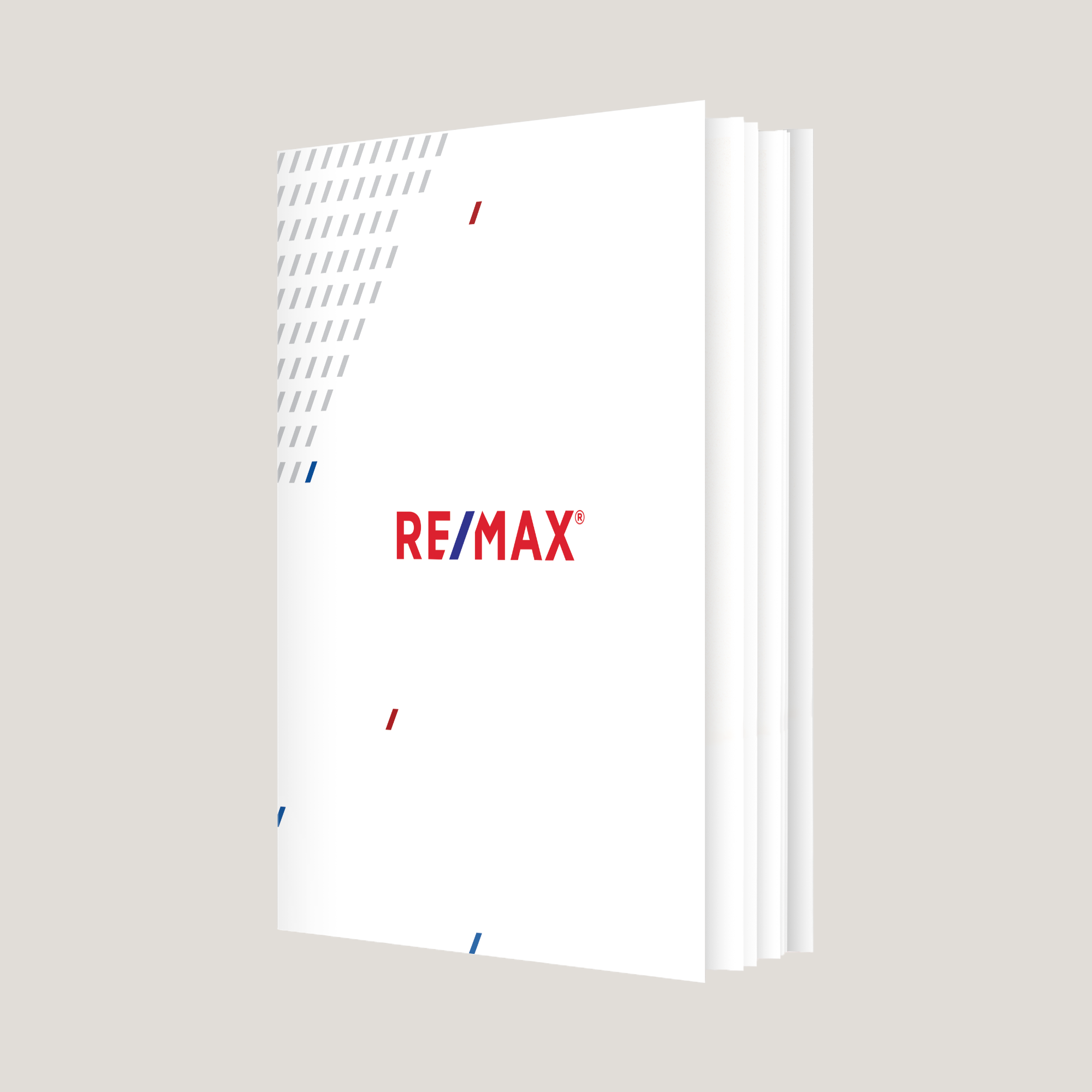 Re/Max White Line - Lay Flat SOFTCOVER - CLEARANCE (40 Pack)