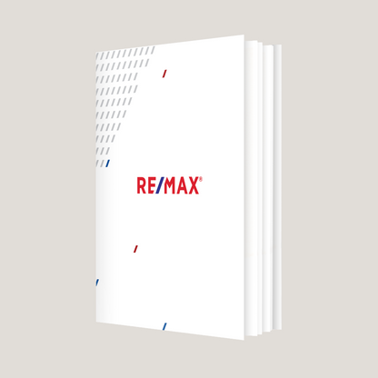 Re/Max White Line - Lay Flat SOFTCOVER - CLEARANCE (40 Pack)