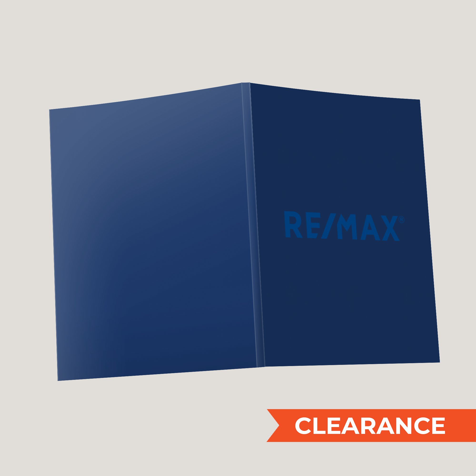 Re/Max Solid Blue - Lay Flat SOFTCOVER - CLEARANCE (40 Pack)