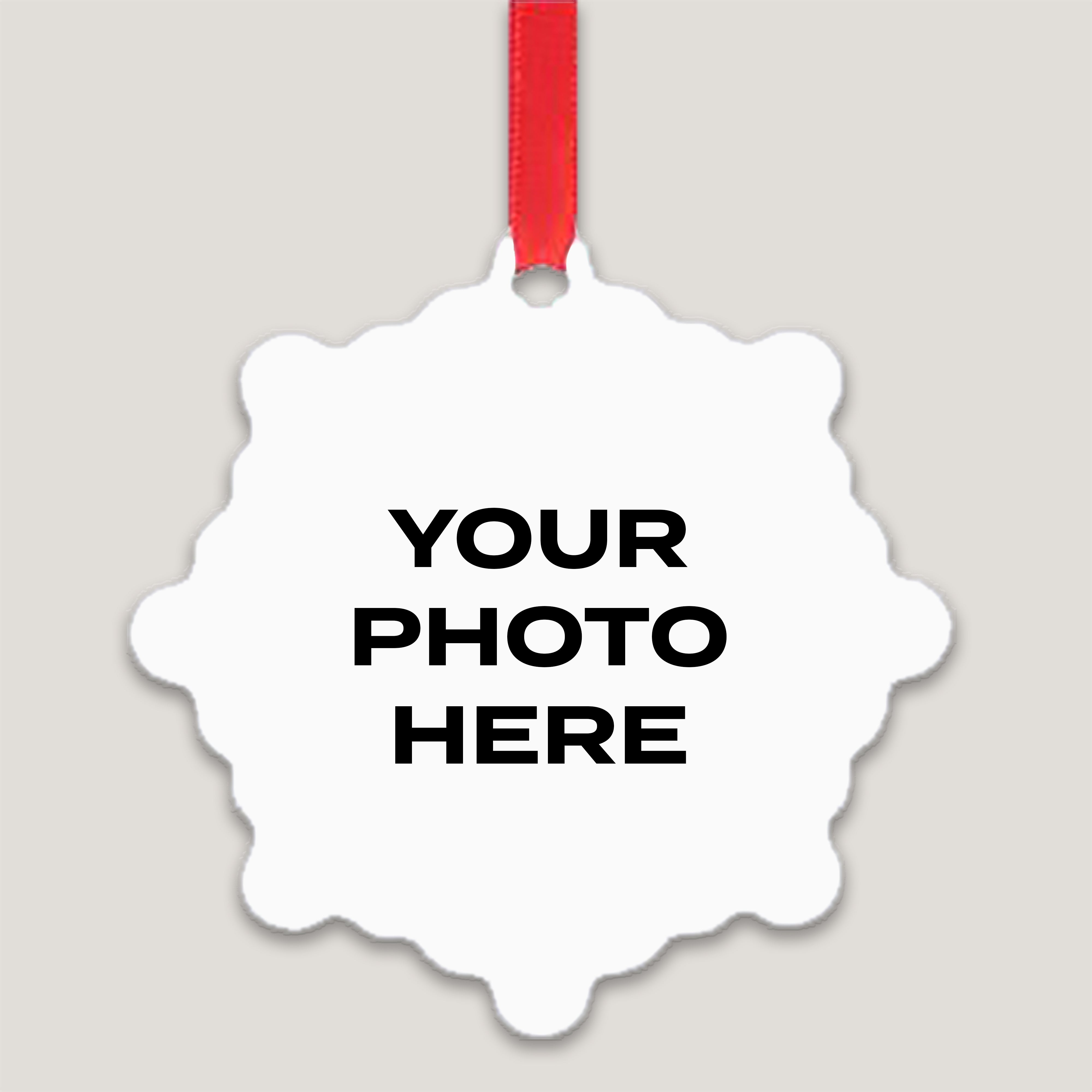 Snowflake Metal Ornament