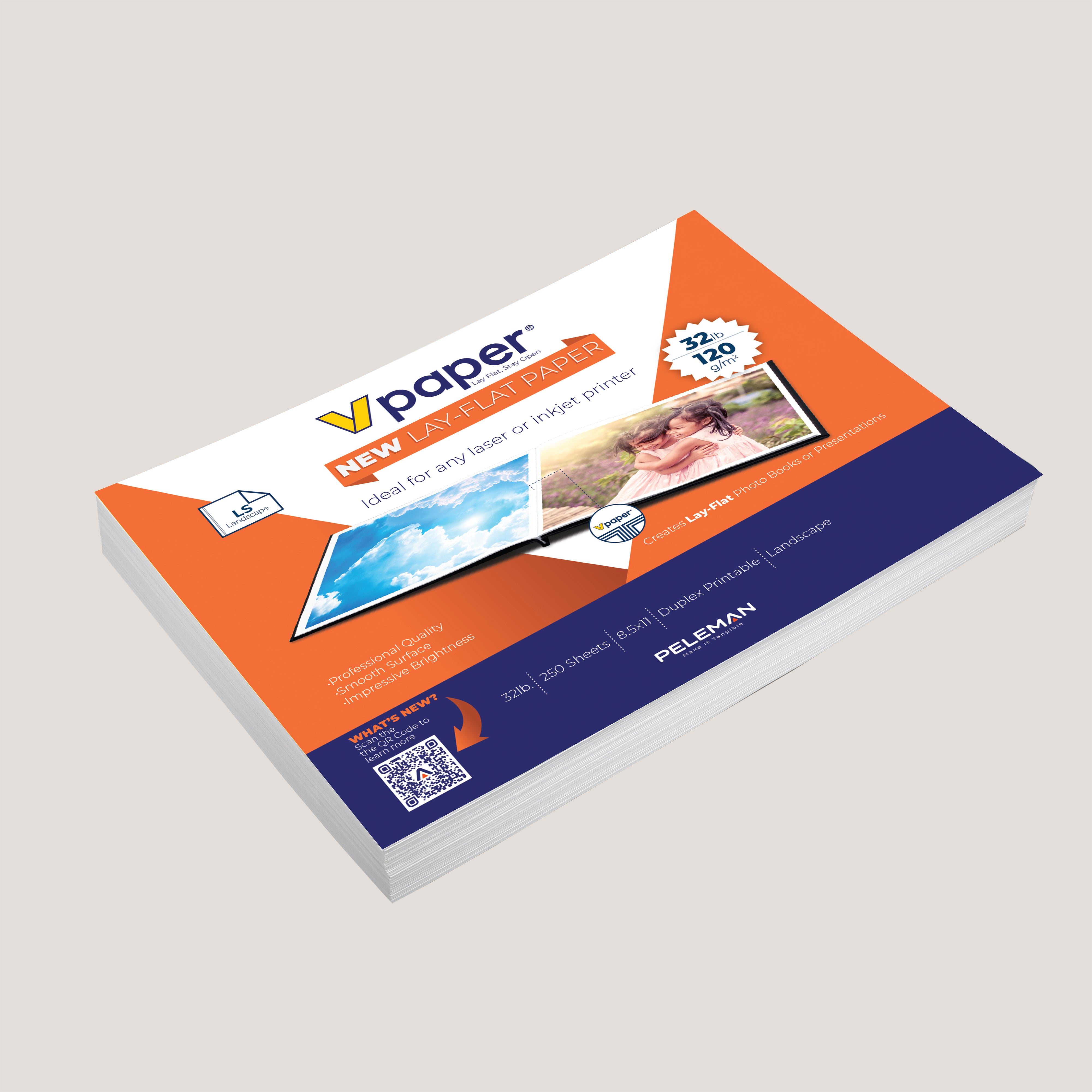 Lay-Flat Paper - V-paper