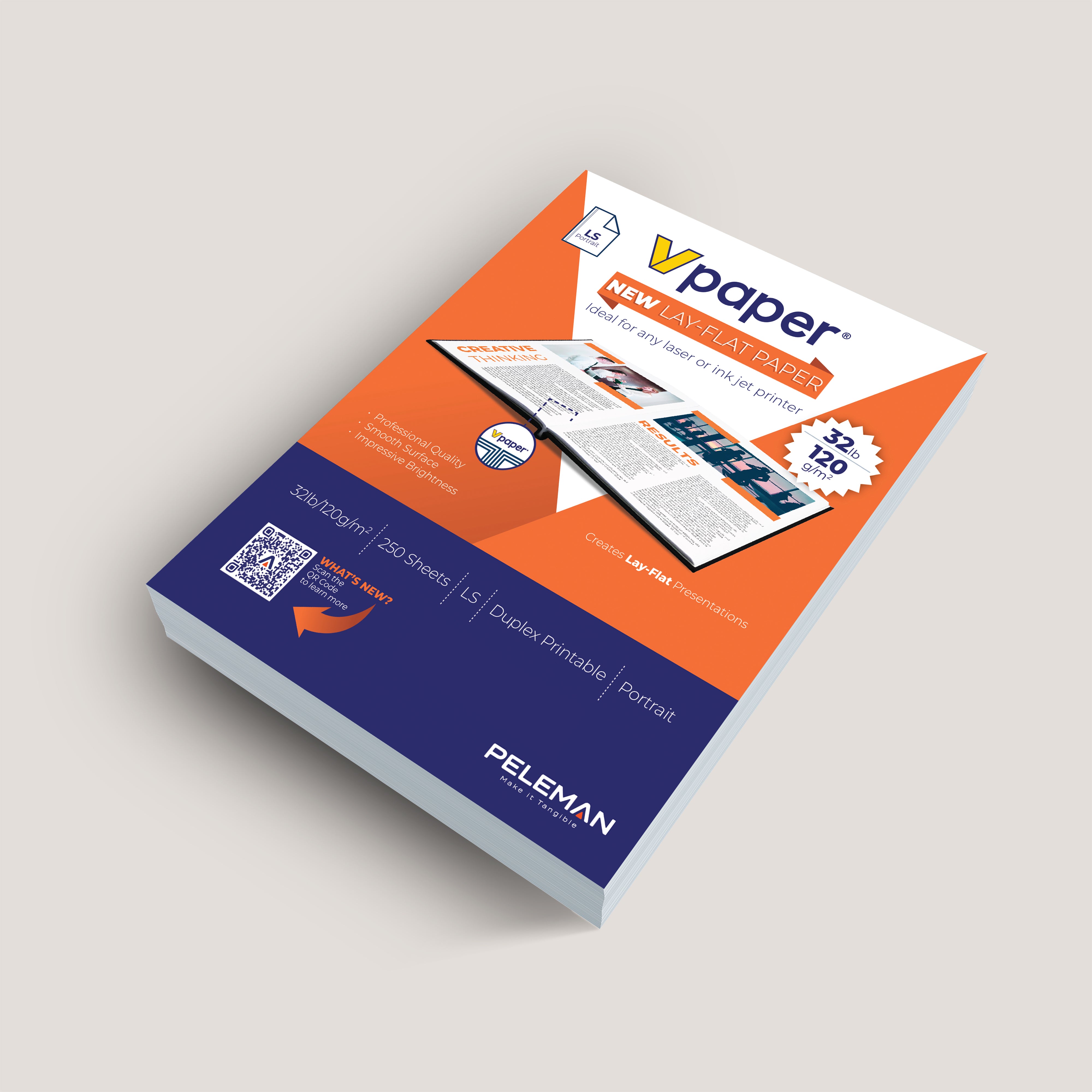 Lay-Flat Paper - V-paper