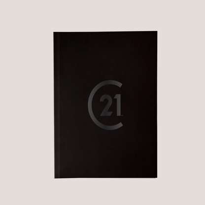 C21 Black Black Logo - Lay Flat POCKET FOLDER - CLEARANCE (40 Pack)