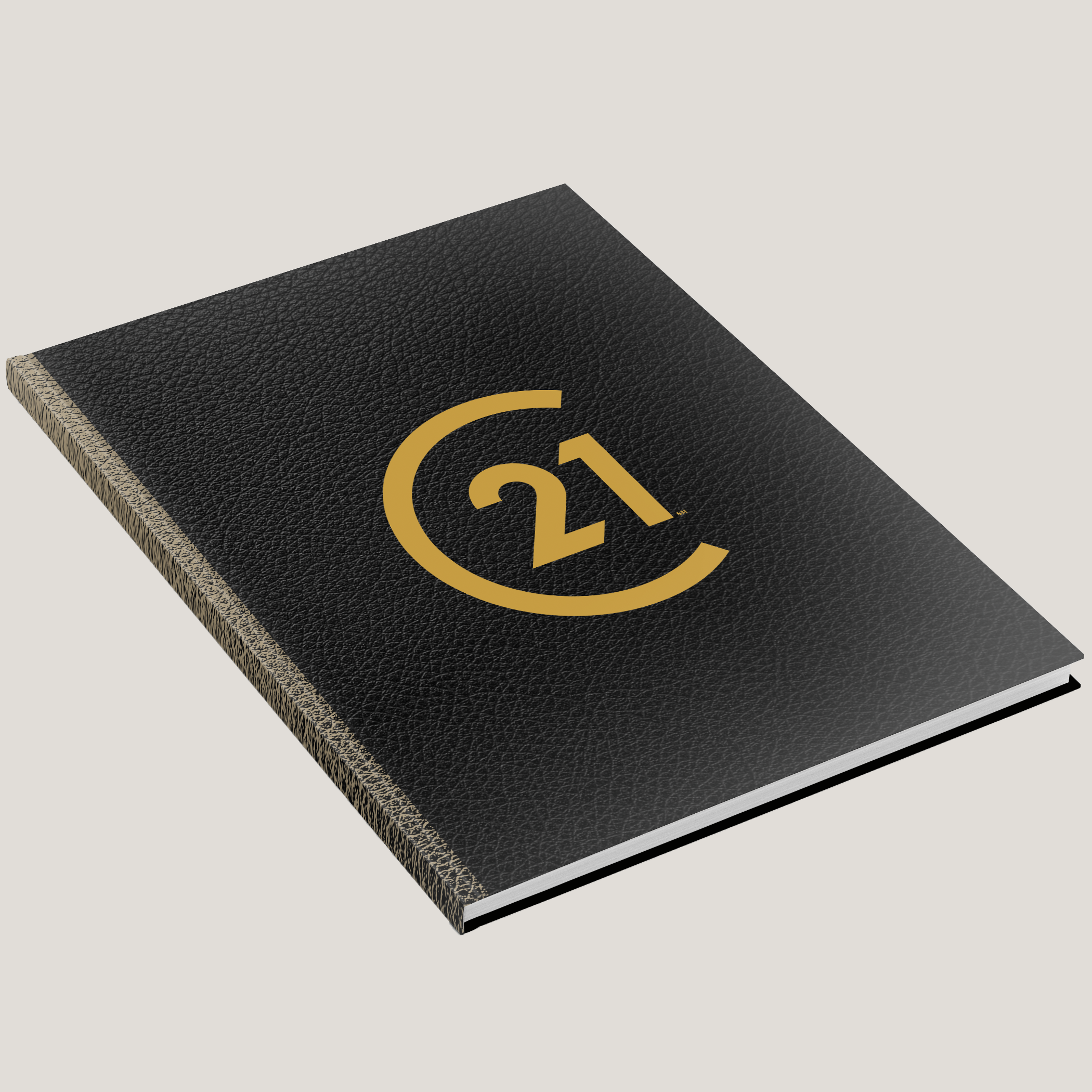C21 Black Leather- Lay Flat HARDCOVER - CLEARANCE (10 Pack)