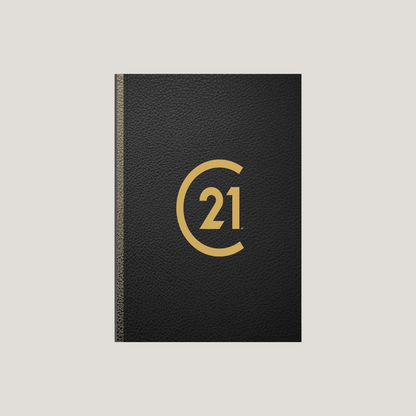 C21 Black Leather - Lay Flat SOFTCOVER - CLEARANCE (40 Pack)