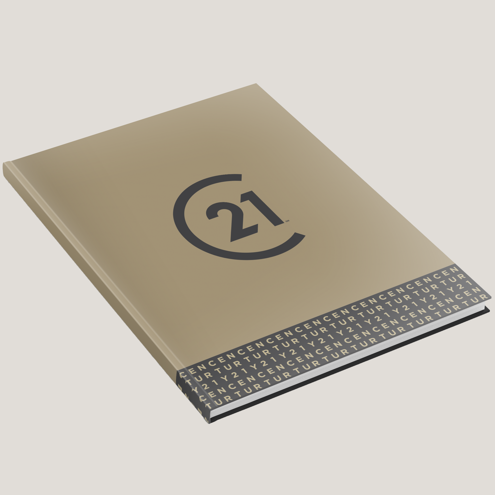C21 Dark Gold Bar- Lay Flat HARDCOVER - CLEARANCE (10 Pack)