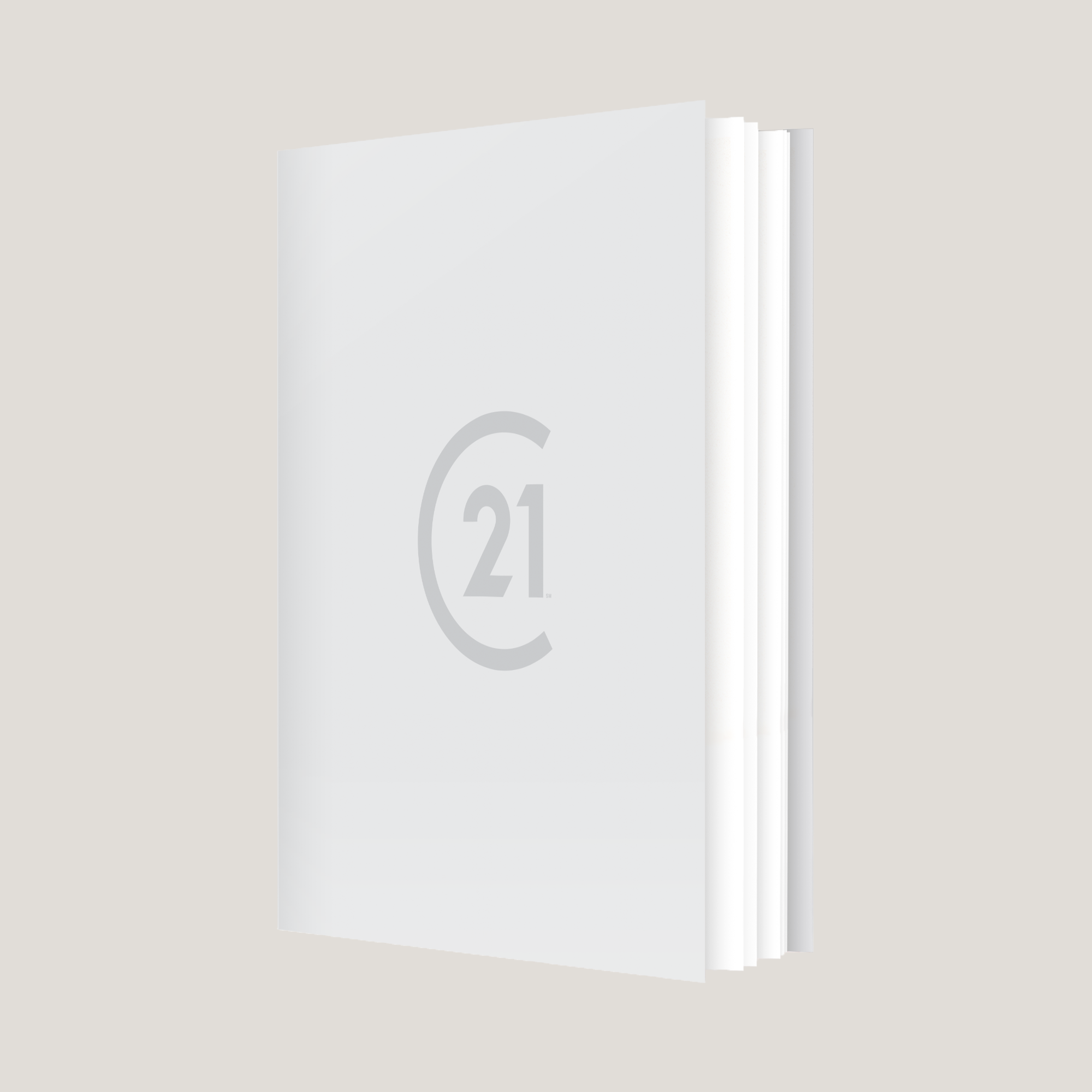 C21 Light Grey - Lay Flat SOFTCOVER - CLEARANCE (40 Pack)